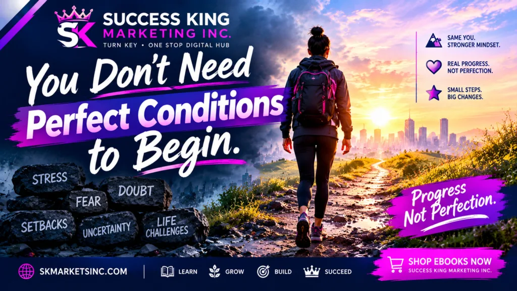 You Do Not Need A Perfect Condition To Begin